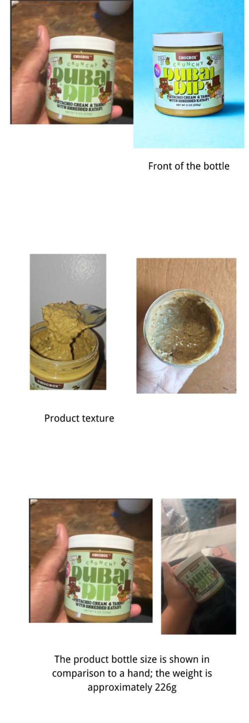 居家直播试吃Chocbox 迪拜开心果酱