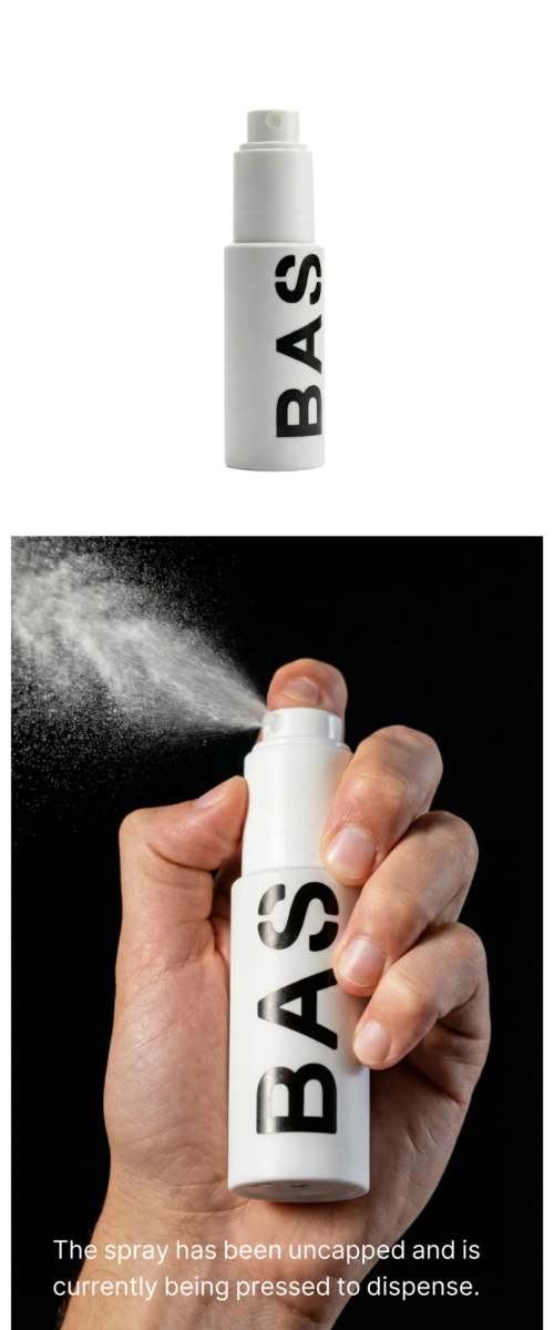 出门前:Evan用BASED发粉做最后检查