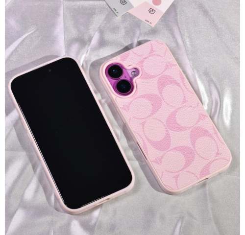 粉色高端皮纹苹果手机壳15秒脚本