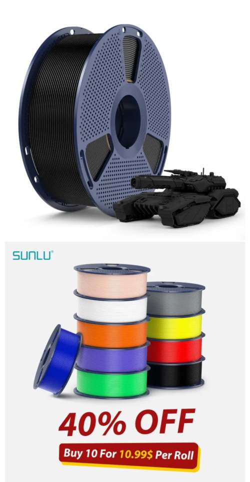 SUNLU PLA实测：顺滑不缠绕、色彩鲜明