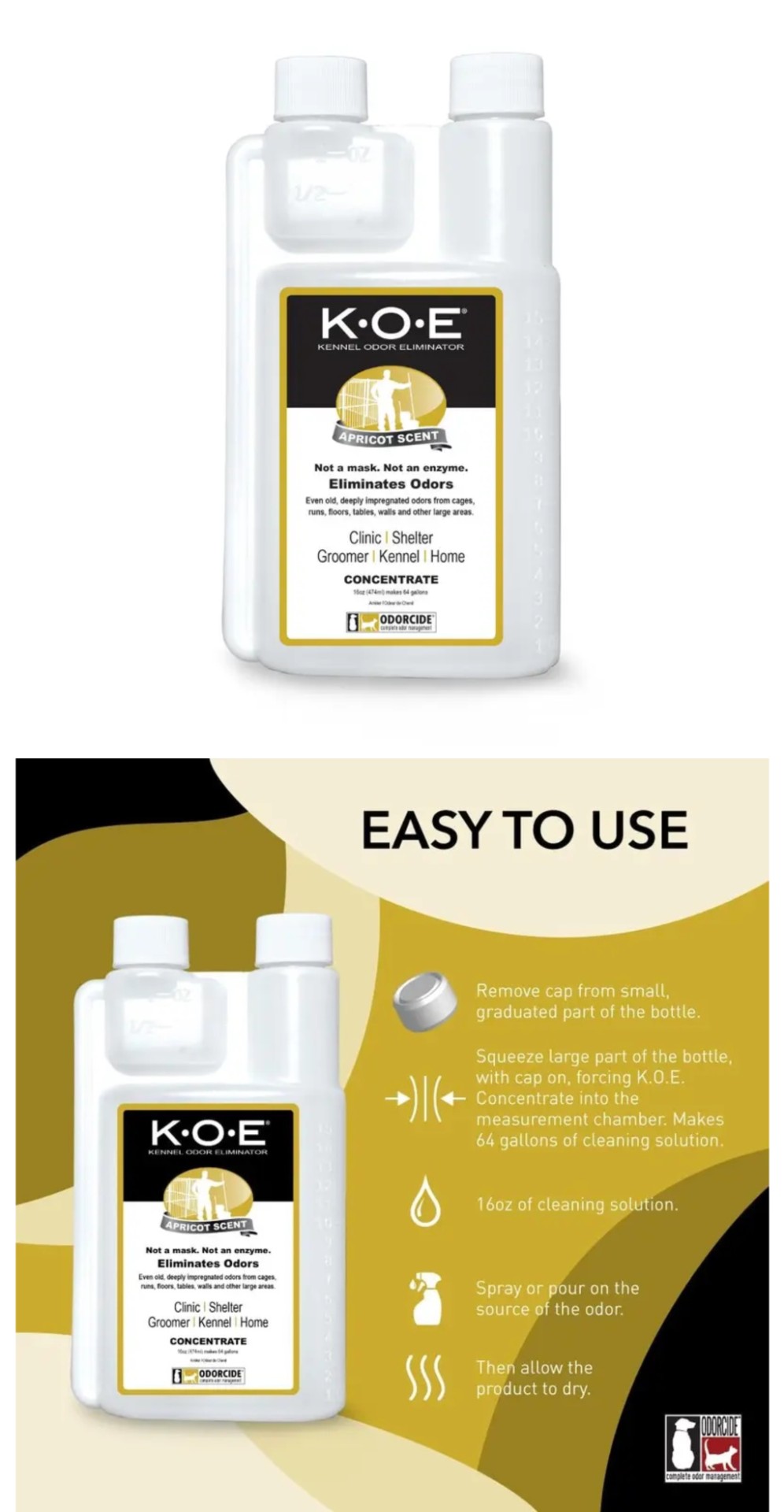 按压量杯瓶示范：居家宠物除味