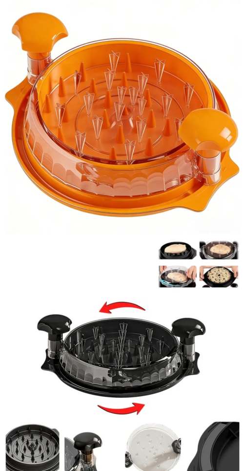 旋转透明盖鸡肉速撕器