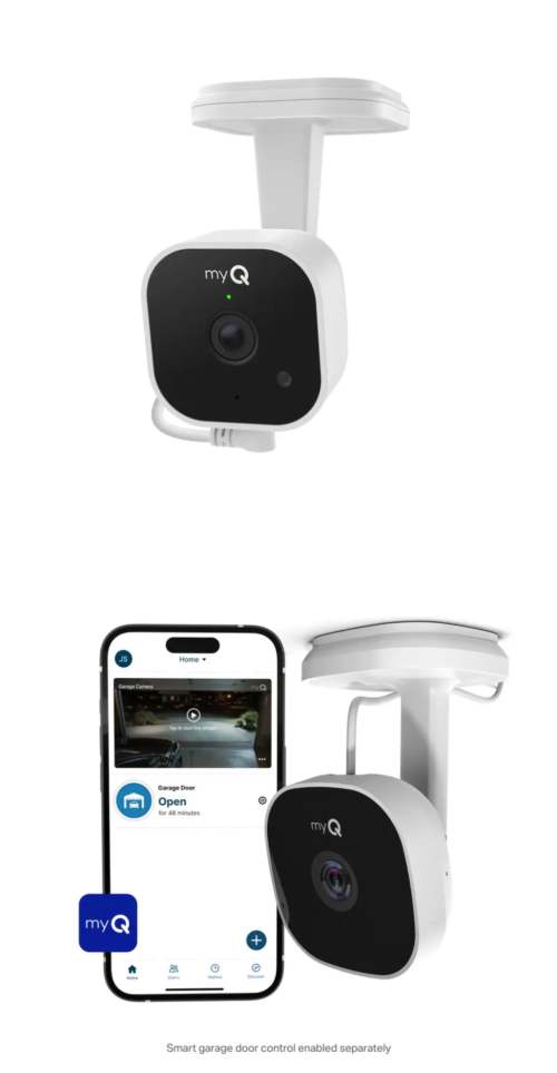 myQ 磁吸车库摄像头实时演示