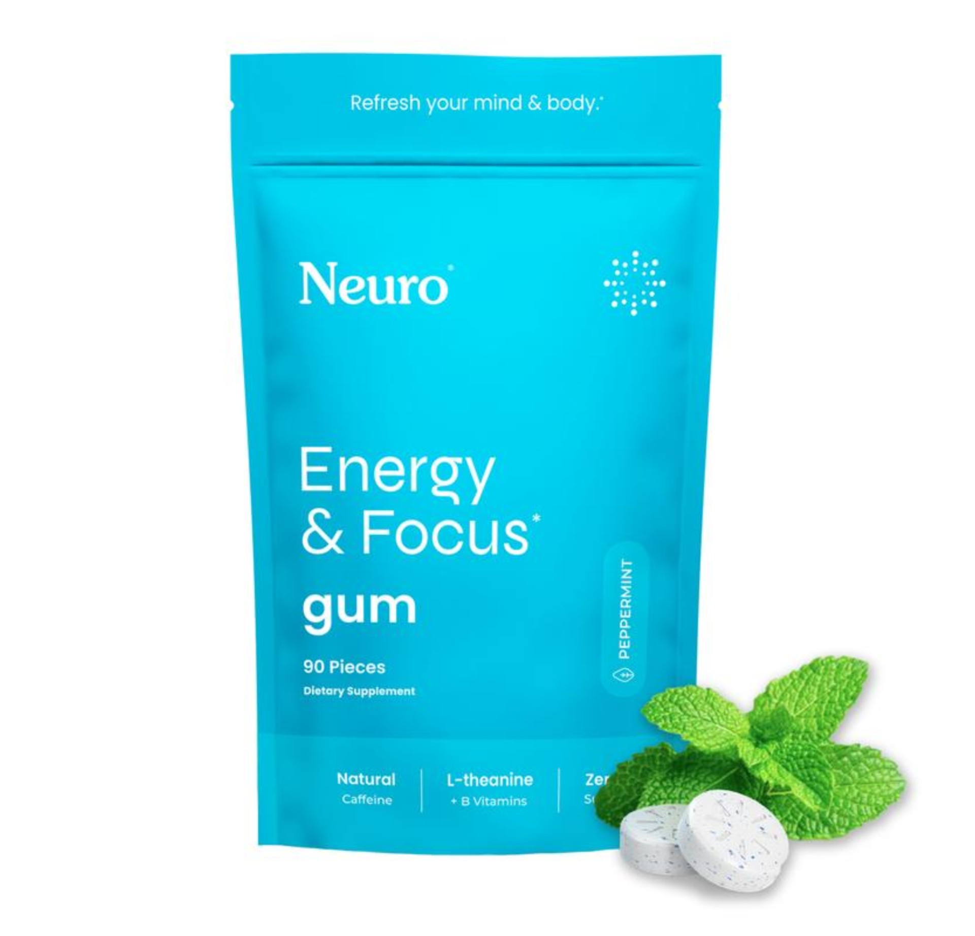 健身咖啡因口香糖快速提神