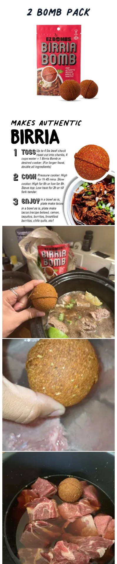 一投即成Birria：慢炖锅速成体验