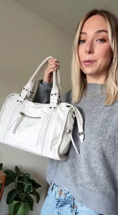 白色包包十秒口播试用脚本