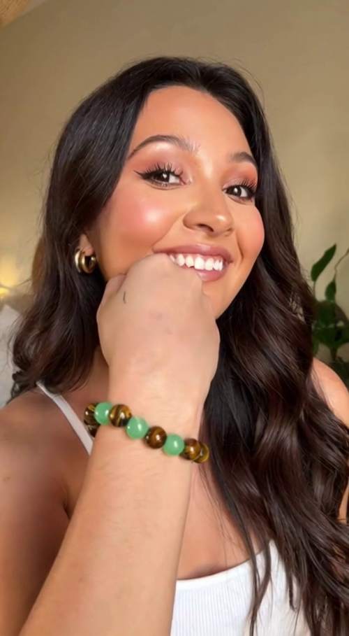 轻盈闪耀水晶手链试戴分享