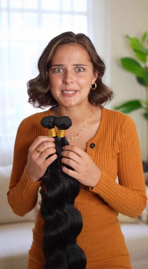 短发妈妈30英寸巴西真人发变身