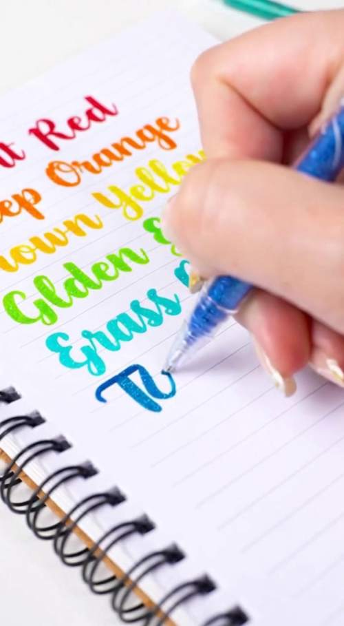 满足感十足:超大闪粉凝胶笔演示