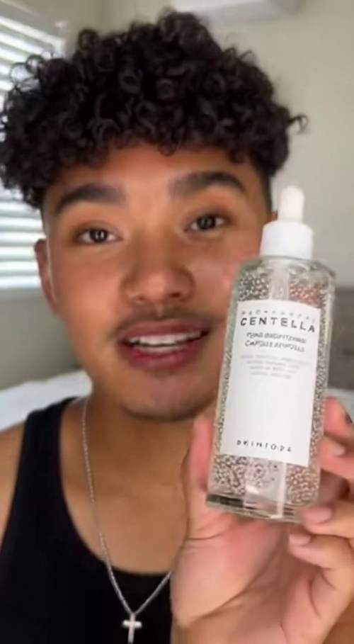 男网红实测:SKIN1004马达加斯加积雪草提亮安瓶