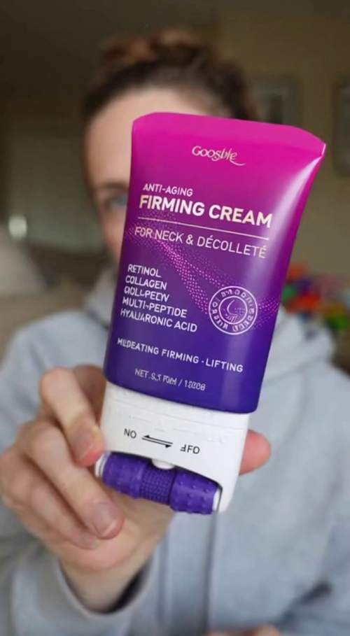 真实妈妈试用颈霜滚轮:轻松紧致