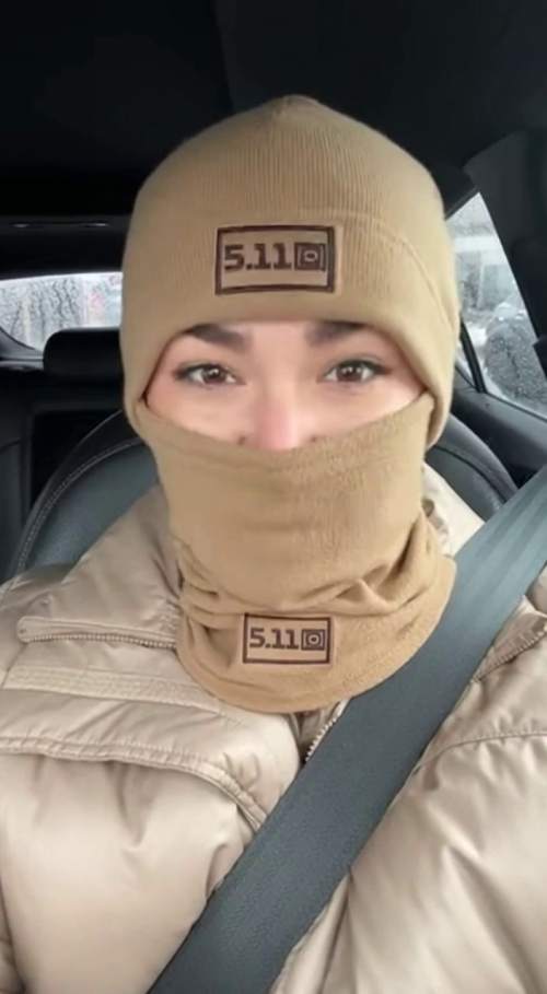 车内快节奏吐槽:暖面罩帽子体验